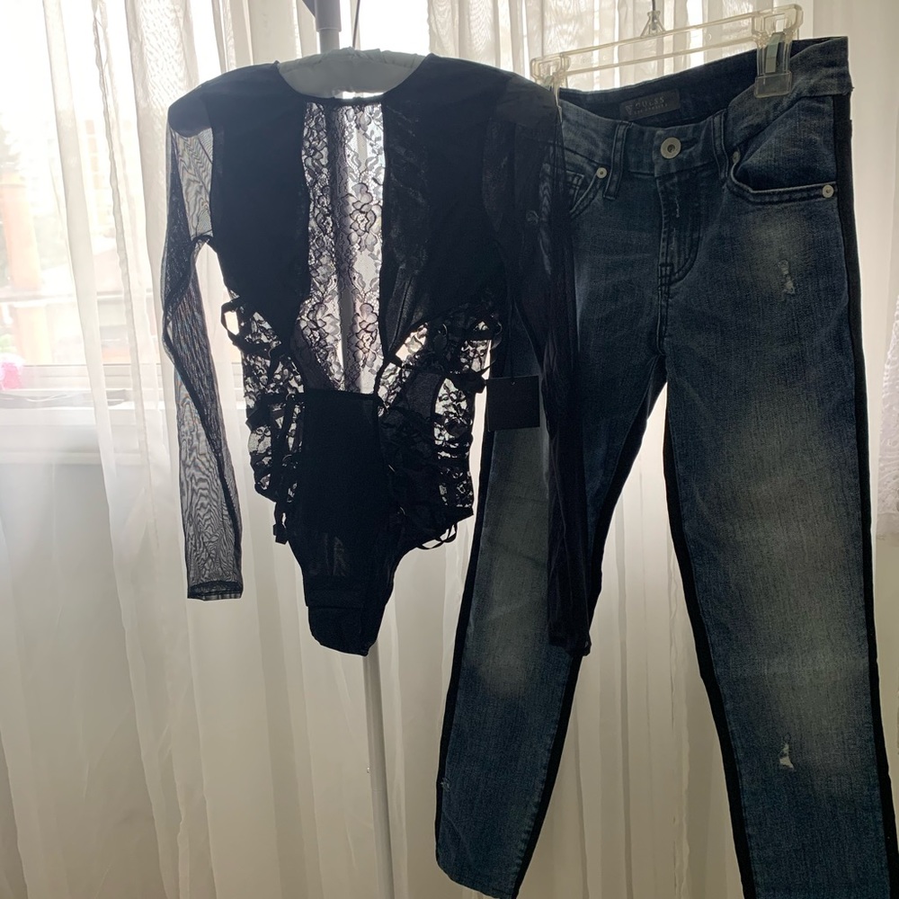 Women’s jeans & bodysuit bundle